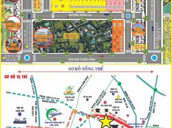 Chính Chủ Bán 5 Lô Đất Mt Ở Kdc Châu Pha Center Phú Mỹ-Br Dt 232 Full Thổ Giá 4Tr4 1M2