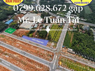 Bán Đất Mặt Tiền Quốc Lộ Đt 741 , Gần Đại Nam .ngã Tư Sở Sao.