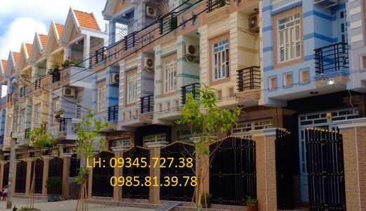 Dãy Nhà Phố 3 Tầng, 4x16m, Cao Lỗ P4 Q8, Gần Trung Tâm Q1, Sh Riêng 2017, Đã Hoàn Công