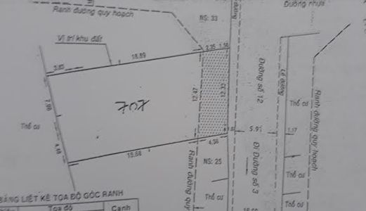 Đất Mặt Tiền Kinh Doanh,12M X 25M, Đường 12, Thủ Đức