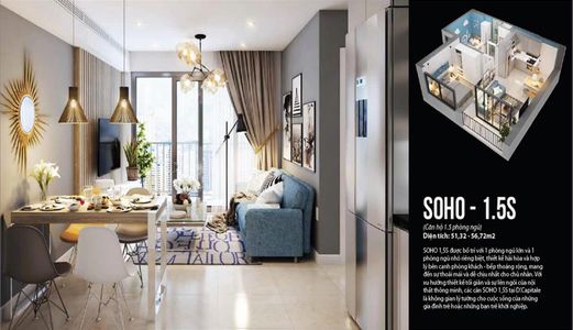 Đầu Tư Sinh Lời Hấp Dẫn Với Căn Hộ Soho G3 Vinhomes Mễ Trì Từ 1 Tỷ