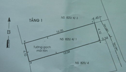 Nhà 4.1×16.05 Cách Mặt Tiền Truờng Chinh 20m Giá 2 tỷ 550