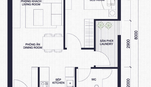 Tôi Mua 2 Căn, Nhưng Kẹt Tiền Bán Lại Căn 1PN Millennium 54m2, Full NT, View Đẹp, Tầng Cao, Giá 3tỷ
