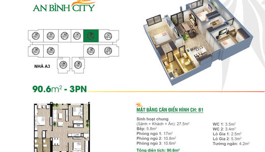 Sở Hữu Căn Hộ View Hồ - Chiết Khấu 120 Triệu - Vay 0% Lãi Suất Đến Khi Nhận Nhà - An Bình City