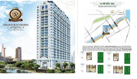 Cần Bán Gấp Grand Riverside, Quận 4, Giá 3.3 Tỷ (Vat + Phí Bảo Trì). Lh Ngay 0945899112