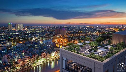 Mở Bán Ch 2 Tầng Kiểu Mỹ Đẹp Nhất Q4, Ngay Cảng Nhà Rồng, View 360 Nhìn Sông Sg. Tặng Gói Nt 150tr