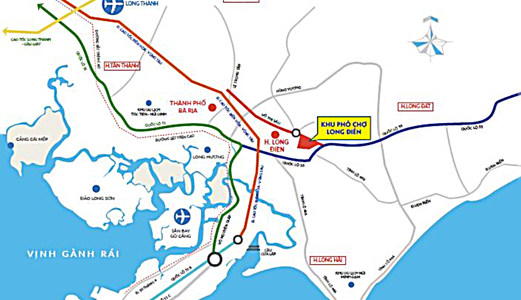 Đất Nền Dự Án Khu Chợ Long Điền, Bà Rịa Vũng Tàu