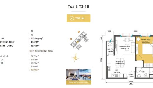 Cần Tiền Bán Masteri Thảo Điền 1PN T3 View Đẹp, Hồ Bơi Riêng, Tầng 30, Tbị Vệ Sinh Cao Cấp, 2,05 Tỷ