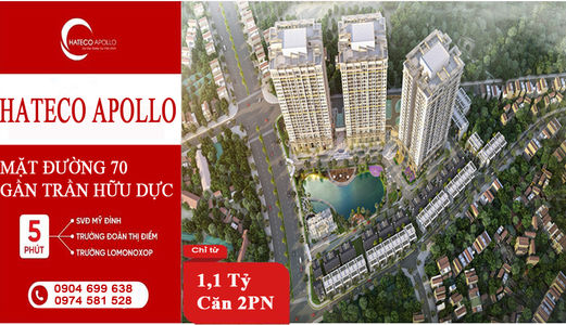 Mua Căn Hộ Chỉ Với 1 Tỷ Trúng Ngay Xe Tiền Tỷ - Dự Án Hateco Xuân Phương