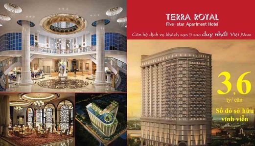 Bán Căn Hộ Terra Royal  Khách Sạn 5* Tại Trung Tâm Quận 3, Chỉ Với 3,9 Tỷ/58m2/2pn 