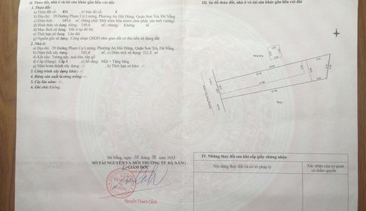 Lô Đất 150m2 Ngay Cầu Rồng Đà Nẵng-30 Triệu /M2- Đường Phạm Cự Lượng, Sơn Trà, Đà Nẵng