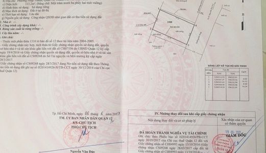 Bán Đất Mặt Tiền Nguyễn Ảnh Thủ , 8x12 , Giá 3,1 Tỷ 