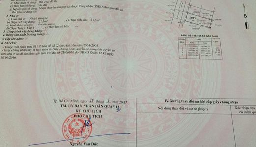 Bán Đất Thổ Cư Ht37 Phường Tân Thới Hiệp