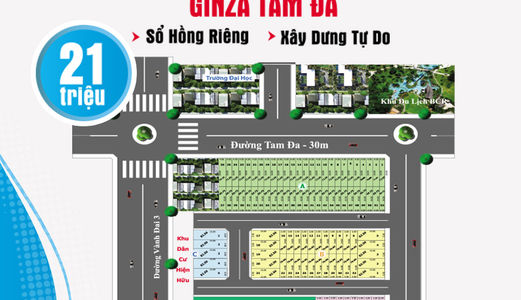 Dự Án Đất Nền Ginza Tam Đa