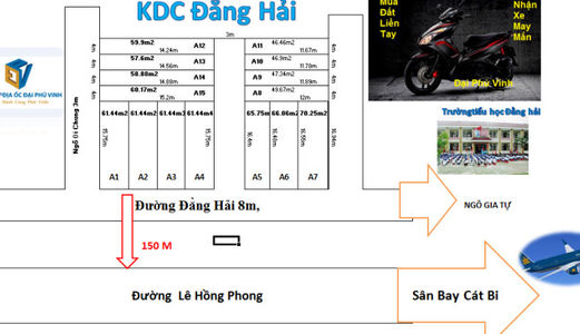 Bán Đất Mặt Đường Rộng 8m, Tiềm Năng Lớn Khu Vực Hải An