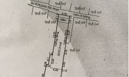Bán Gấp Lô Đất Quận 7, Huỳnh Tấn Phát, Diện Tích 161,16 M2, Giá 4,95 Tỷ