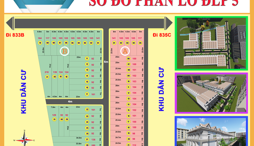 Bán Đất Nền Dự Án Gần Chợ Gò Đen Shr Thổ Cư 100%