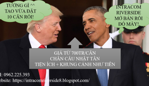 700tr Để Sở Hữu 1 Căn Hộ Intracom Riverside (4 In 1 "0962225393" (ĐẸP - RẺ - TIỆN - TẦM). C