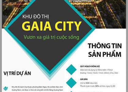 Khu Đô Thị Gaia City - Đất Vàng Nam Đà Nẵng (Liền Kề Cocobay) - Liên Hệ Ngay Mrs Nhàn 0945034461