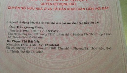 Bán Gấp Lô Đất Mặt Tiền Chợ , Giá 3 Tỷ 600 Triệu , Sổ Hồng Riêng , Chính Chủ.