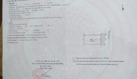 Bán Gấp Nhà Cấp 4 Giá 2.55 Tỷ Bưởi, Ba Đình Diện Tích Sử Dụng 38m2. Nhà Ở Tốt