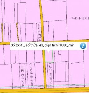 Chính Chủ Bán Gấp 1000m2 Đất 2 Mặt Tiền Xã Bàu Cạn. Shr Giá Chỉ 1.35tr/M2