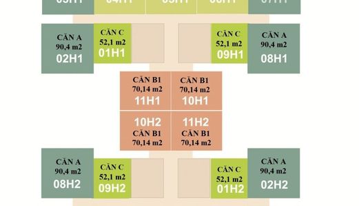 Cắt Lỗ Căn Hộ 70M2 Tại Dự Án Hud3 Nguyễn Đức Cảnh