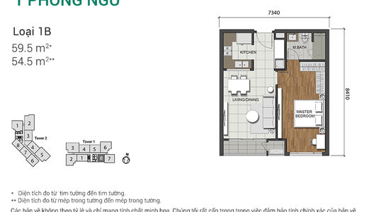 Bán Estella Heights, 1pn, 60m2, 2.8 Tỷ. 0901813178