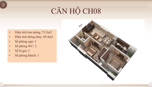    Căn Hộ View Sông Cách Trung Hòa Nhân Chinh 2,5km Chỉ 1,9 Tỷ Căn 73m Full Nội Thất Nhập Khẩu 