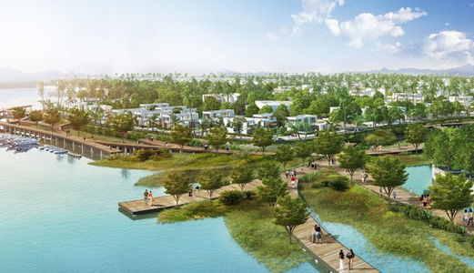 Bán Đất Mặt Tiền Sông Cổ Cò Gần Bãi Tắm Viêm Đông Và Cocobay Giá Rẻ 400 Triệu