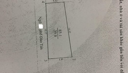 Đào Tấn, Thiết Kế Độc Đáo, Ngõ Xe Tải 5 Tạ, 40m2, MT 10m, 4 Tỷ