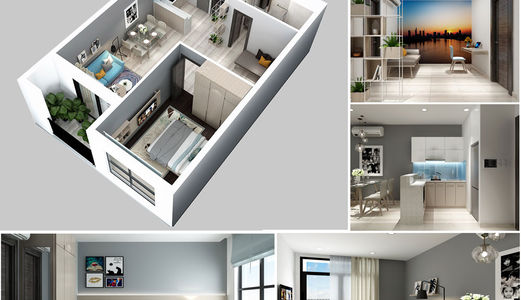 Cần Bán Gấp Căn Hộ 1pn+Dn Dự Án Hado Centrosa Garden