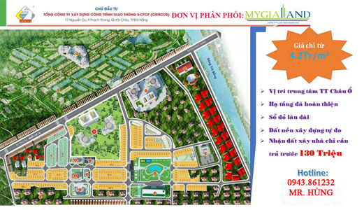 Mở Bán Giai Đoạn 3 Kdc Đông Nam Thị Trấn Châu Ổ – Bình Sơn, Giá Từ 4,2Tr/M2