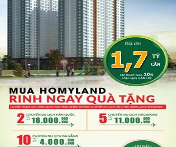 1 Tỷ 5 Sở Hữu Căn Hộ 2 Phòng Ngủ Homyland 