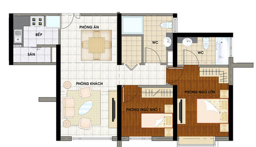 Cần Bán Căn Hộ Chung Cư Phú Mỹ Đường Hoàng Quốc Việt, P. Phú Mỹ, Q.7, Tp Hcm, 2PN 2 Tỷ