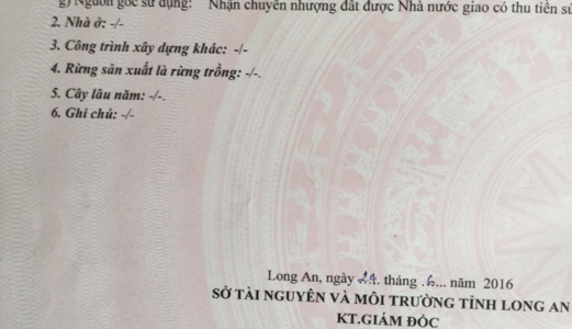 Cần Tiền Cưới Vợ, Bán Gấp 1000 M2 Đất Thổ Cư, 1.9 Tỷ