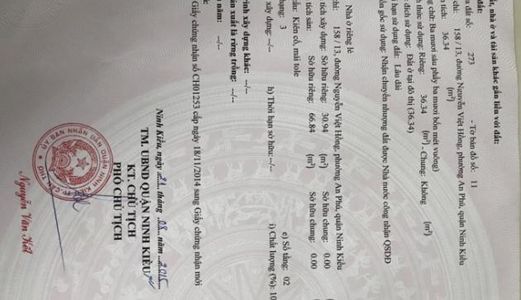 Nhà Ngay Trung Tâm TP Cần Thơ Quận Ninh Kiều