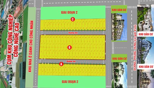 Đường Phùng Hưng Nối Dài/Gần Kcn Giang Điền 1km