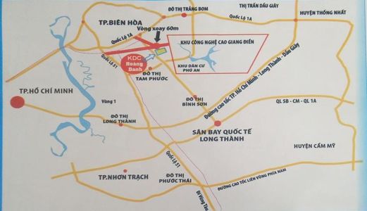 Đất Vòng Xoay Lớn Tam Phước - Cổng Chính Kcn Giang Điền - Trục Chính Sân Bay Long Thành