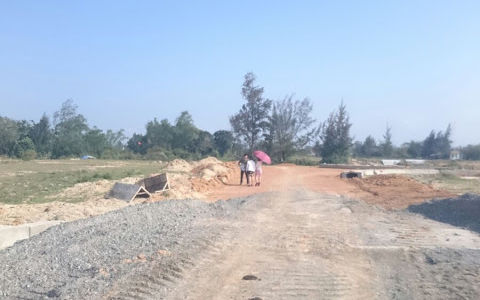 Đất Sau ĐH Mỹ Thái Bình Dương Giá 4.3tr/M Bao Sổ Đỏ Hướng Đông Nam