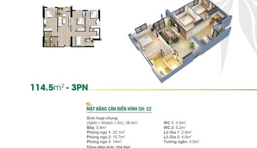 An Bình City: Bán Căn Hộ 3PN View Hồ Đẹp Và Rộng Nhất Dự Án!