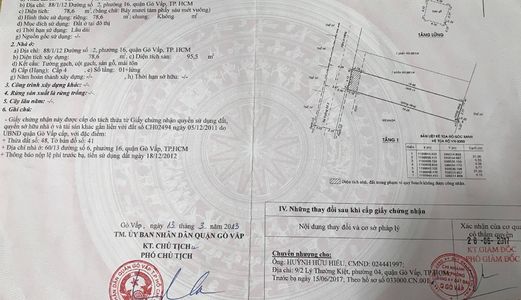 Cần Bán Lô Đất Đường Thống Nhất, Gò Vấp, Chính Chủ.Liên Hệ: 0907765966