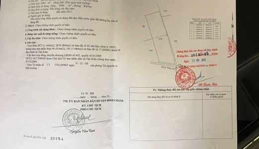 Bán Gấp 10.000M2 Đất Hẻm Xe Hơi 20M Bình Chánh Giá 26 Tỷ