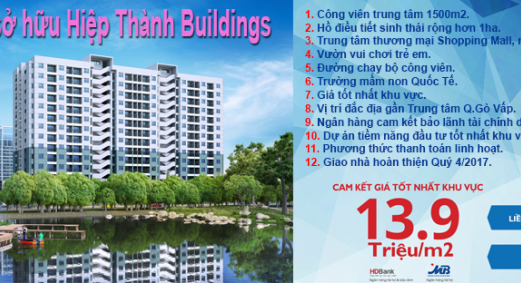 Căn hộ Quận 12 Đang Hút Các Nhà Đầu Tư!!!