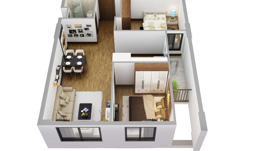 Bán Căn Hộ Chung Cư Ct1 Vcn Phước Hải, Bao Gồm Nội Thất