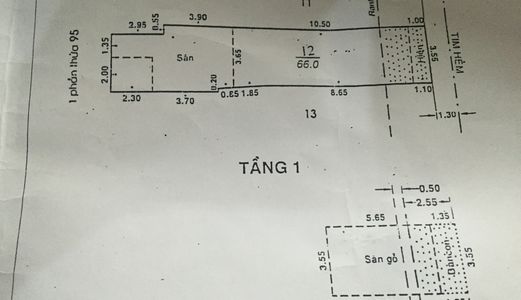 Nhà Diện Tích 3.55Mx 20M , Phường 10, Tân Bình
