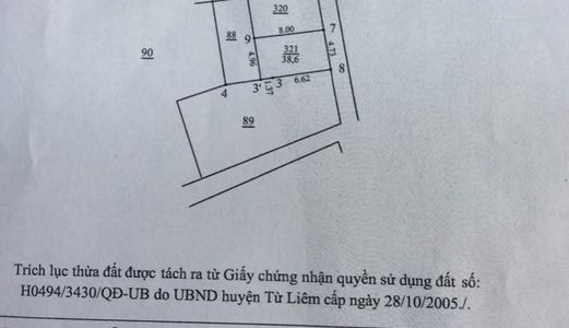 Bán 39M Đất Thổ Cư Nở Hậu Phú Đô Giá 45Tr/m