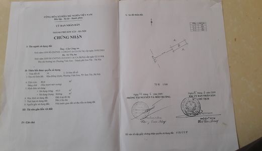 Chính Chủ Bán Gấp “Đất Kinh Doanh” 60M2 Viên Sơn, Sơn Tây, Giá Rẻ, Sđcc