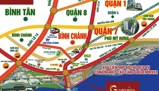 Bán Đất 2 Mặt Tiền Ql 50 Và Đường Vàn Đai 4