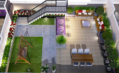 Bán Căn Sân Vườn Cuối Cùng Tầng 4 Monarchy View Đẹp Nhất Đà Nẵng